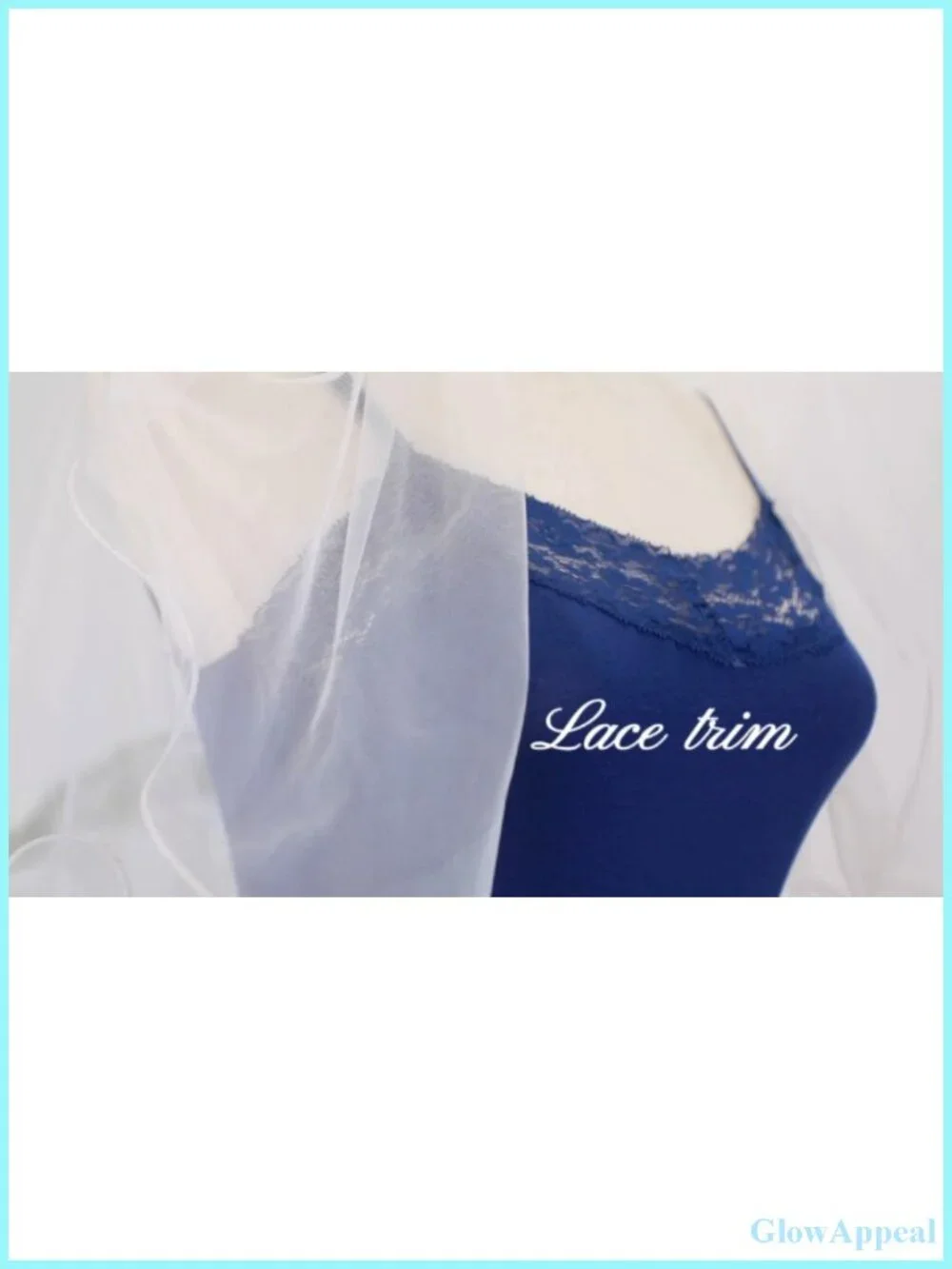 Lace Camisole Tank Top with Adjustable Spaghetti Straps